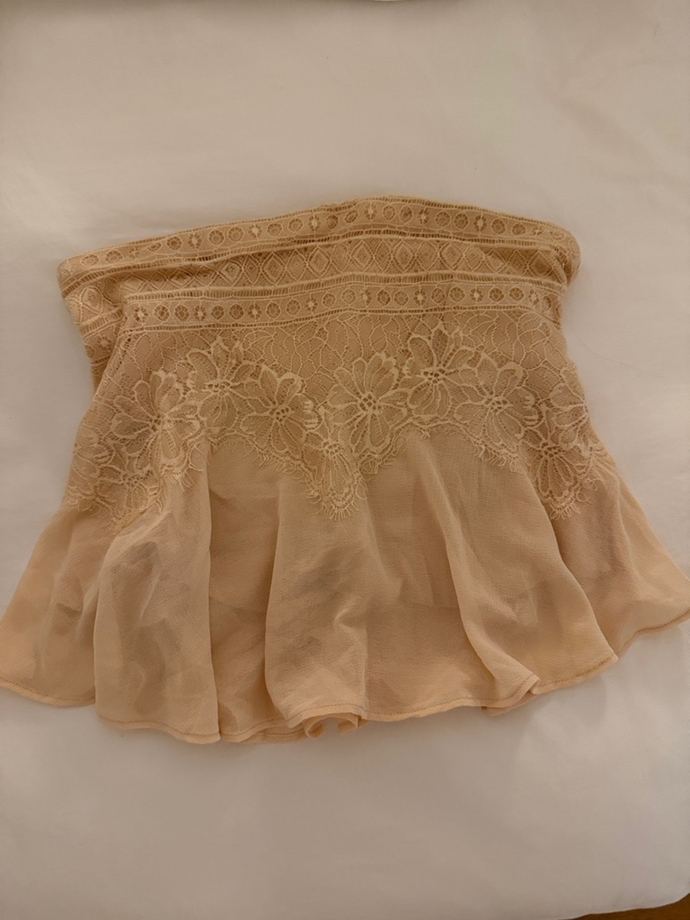 Free people lace tube top